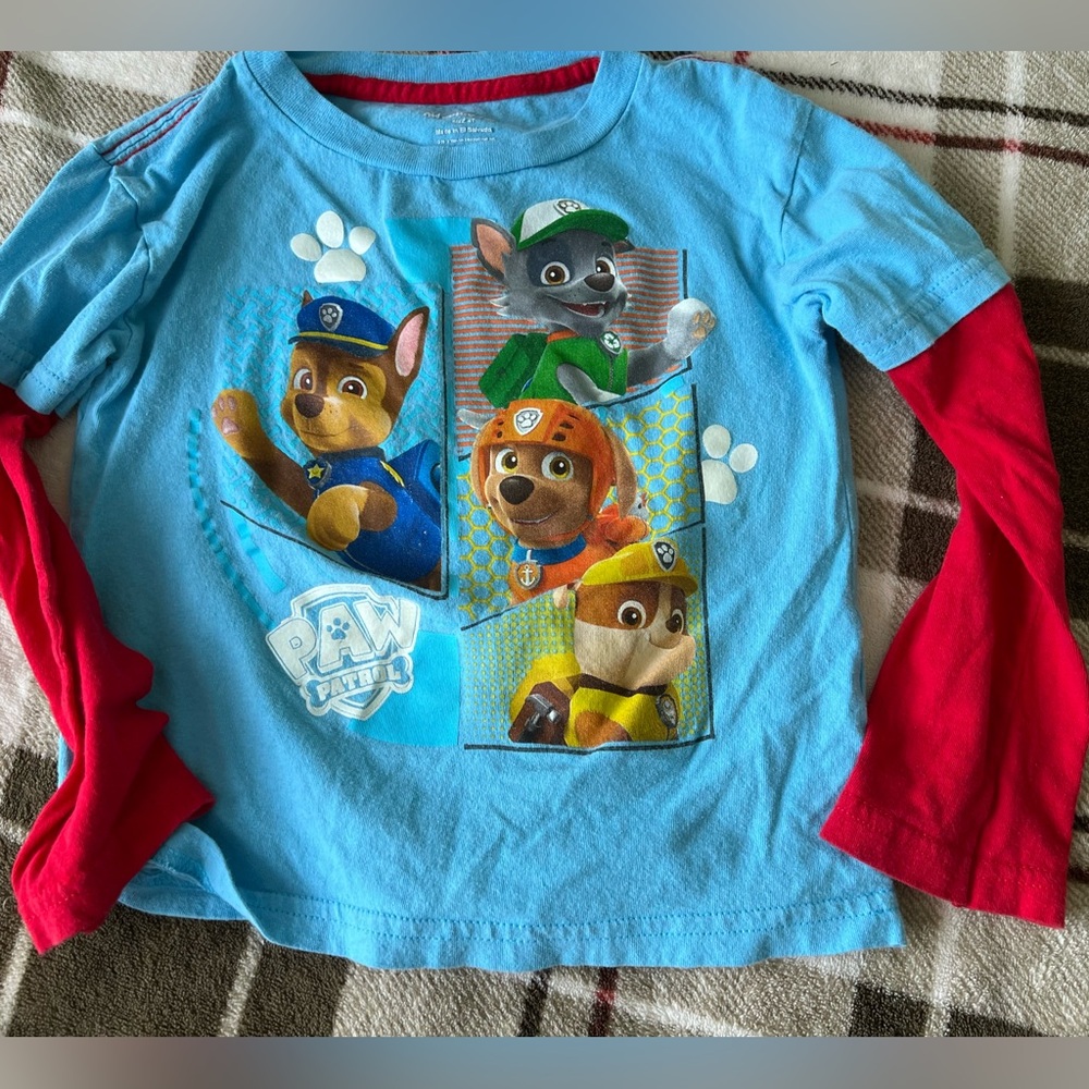 Nick Jr Paw Patrol Boys Cotton Long Sleeve Tee